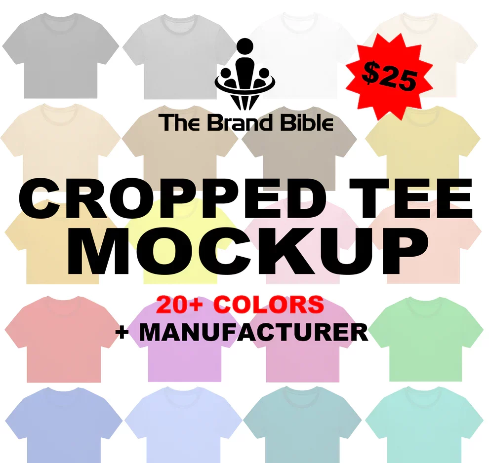 CROPPED TEE MOCK-UP PACK